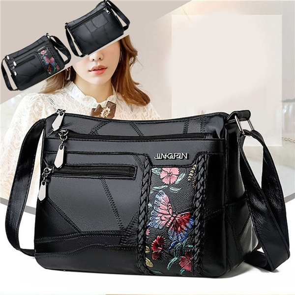 Fashion Women Crossbody Bag Soft Purses and Handbags Butterfly Print  Shoulder Bag Messenger Bag Wish