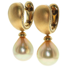 DIAMOND, 925 sterling silver, Pearl Earrings, Earring