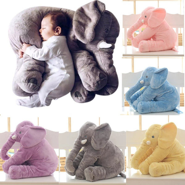 40Cm 60Cm Height Kawaii Plush Elephant Doll Toy Kids Play Back Cushion –  NichePeripage