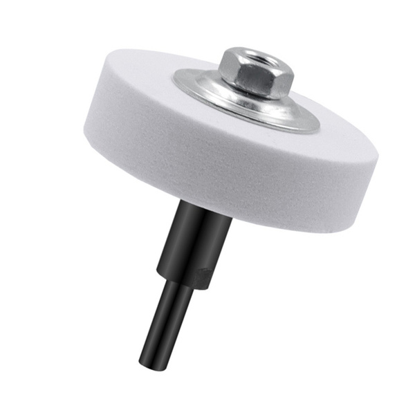 White Electric Drill Sanding Wheel Metal Grinding Wheel for Polishing