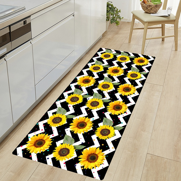 Area Rug Runner Carpet Rugs, Sunflower Area Rugs