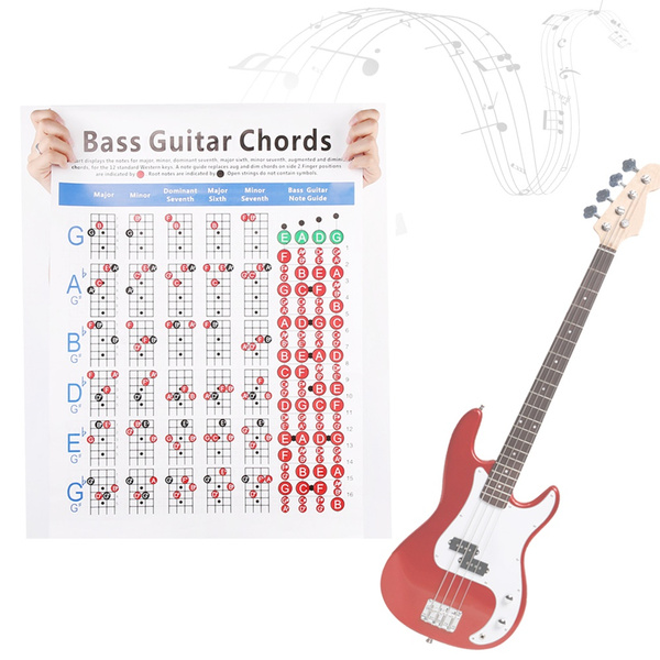  Guitar Chords Chart,Bass Guitar Finger Practice Chart