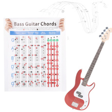 Guitars, bassguitarchordsposter, Bass, guitarchordsposter