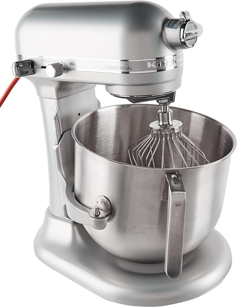 KitchenAid Commercial 8-Quart Stand Mixer, Nickel Pearl