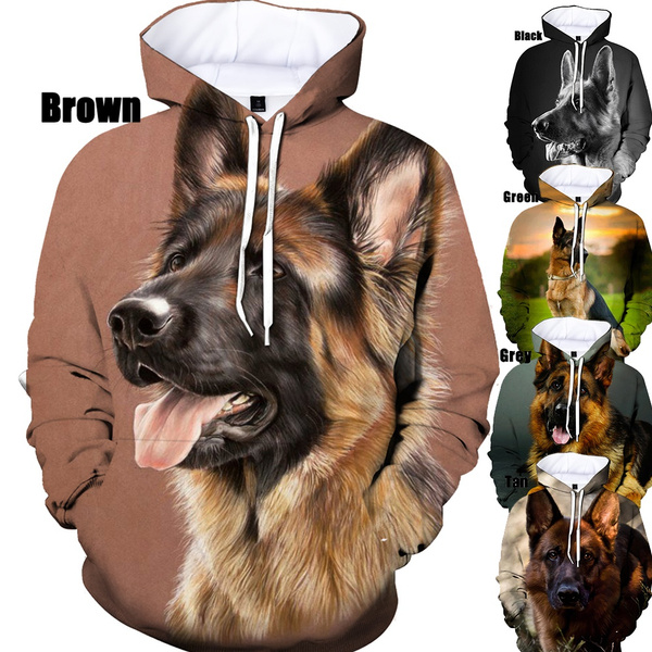 German shepherd hot sale dog hoodies