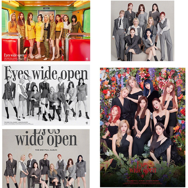 Kpop Twice New Ablum Eyes Wide Open I Can T Stop Me Poster High Quality Wall Poster Home Decor Wish
