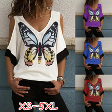 blouse, butterfly, Shorts, graphicprint