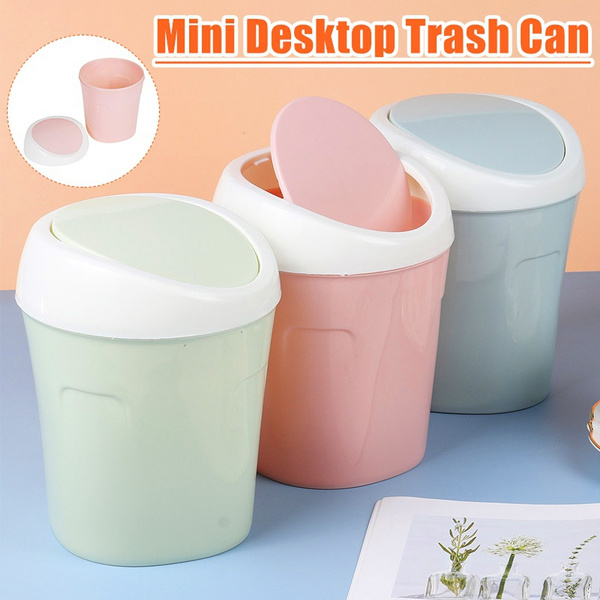 Mini Desktop Small Waste Bin Basket Trash Can Table Cute NEW Home Garbage P4I6 Mini Desktop Small Waste Bin Basket Trash Can Table Cute NEW Home Garbage P4I6