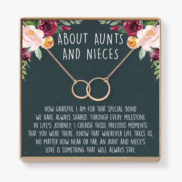 Aunt Niece Necklace, Aunt Necklace, Gift For Aunt, Gift For Niece, Aunt  Christma