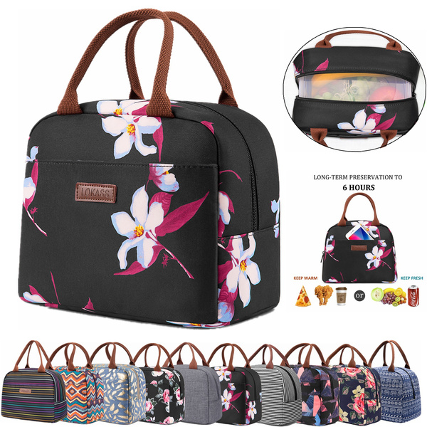Lunch Bag Cooler Bag Women Tote Bag Insulated Lunch Box Water