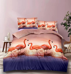 King, flamingobedding, studentbedding, bedclothe