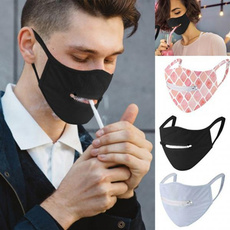zippermask, dustproofmask, mouthmask, unisex