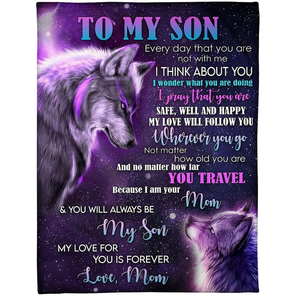 To my son 2025 blanket love mom