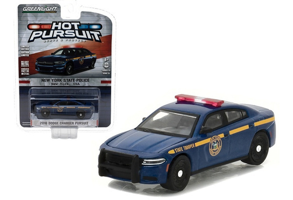 Greenlight Hot Pursuit New York State Dodge Charger Pursuit Police Car |  