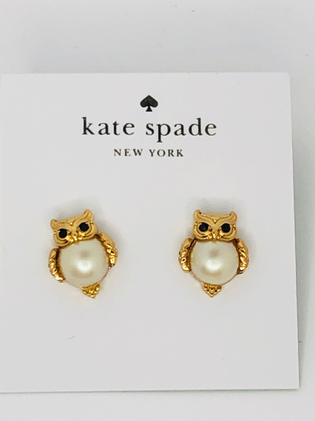 Buy Gold-Toned & White Earrings for Women by KATE SPADE Online | Ajio.com