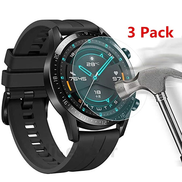 3 Pack for Huawei Watch GT 2 (46mm) GT2 Pro Tempered Glass Screen