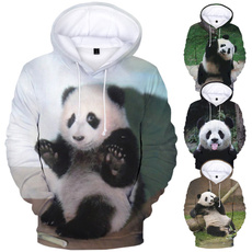 cute, panda hoodie, Coat, pullover hoodie