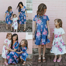 Baby, short sleeve dress, Floral, sundress