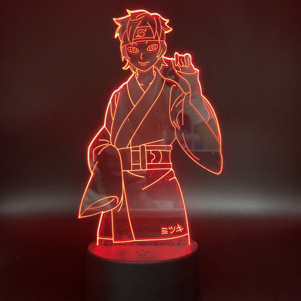 Naruto Uzumaki Boruto 3d Lamp Action Figure Night Light Uzumaki Naruto 