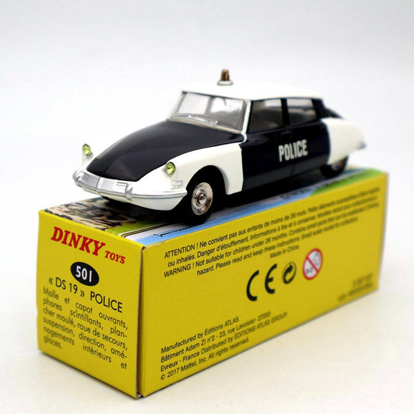Dinky Toys Atlas 1:43 - Prototype Citroën DS 19 Police - JM Roulet