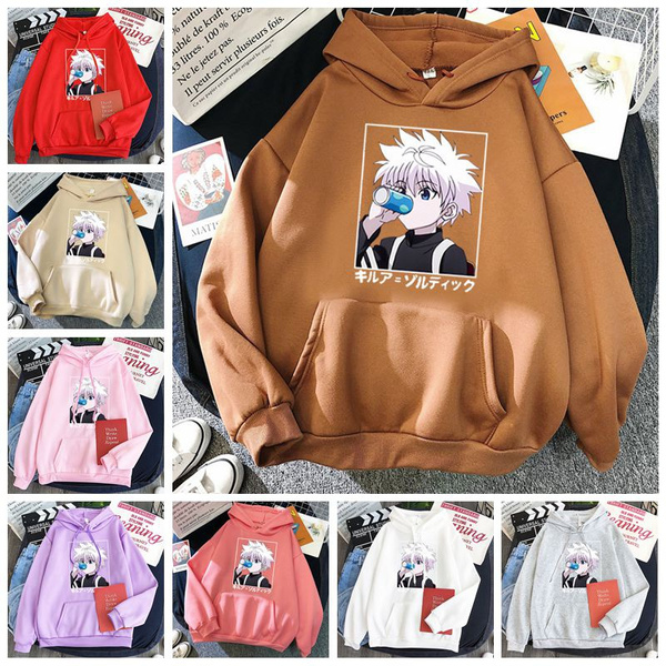 Kawaii Hunter X Hunter Hoodies Sweatshirt Killua Zoldyck Anime