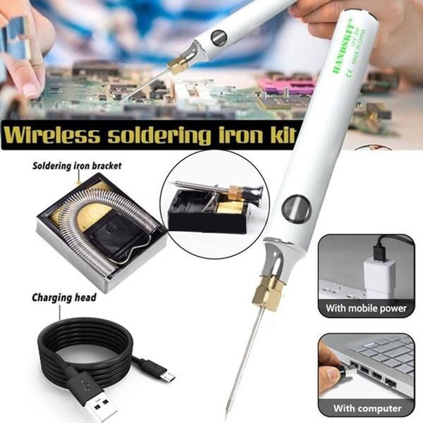 USB Charging Soldering Iron 5V 8W Adjustable Temperature Electric