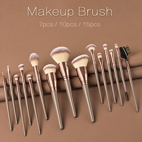 7pcs/10pcs/15pcs Professional Makeup Brushes Sets Cosmetic Brush Kits