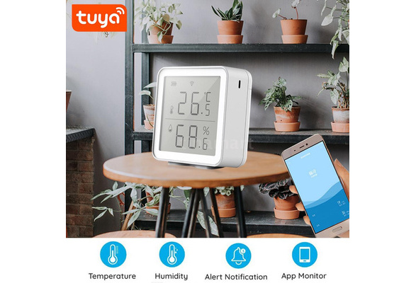 WiFi Smart Temperature Humidity Sensor Compatible with 230ft Super