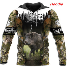 3D hoodies, Fashion, Hunting, Sleeve