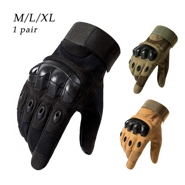 1 Pair Full Finger Gloves Tactical Army Military Airsoft Shooting Bicycle Combat Fingerless 7705