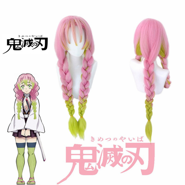 Kanroji Mitsuri Cartoon Demon Slayer Kimetsu No Yaiba Women Cosplay