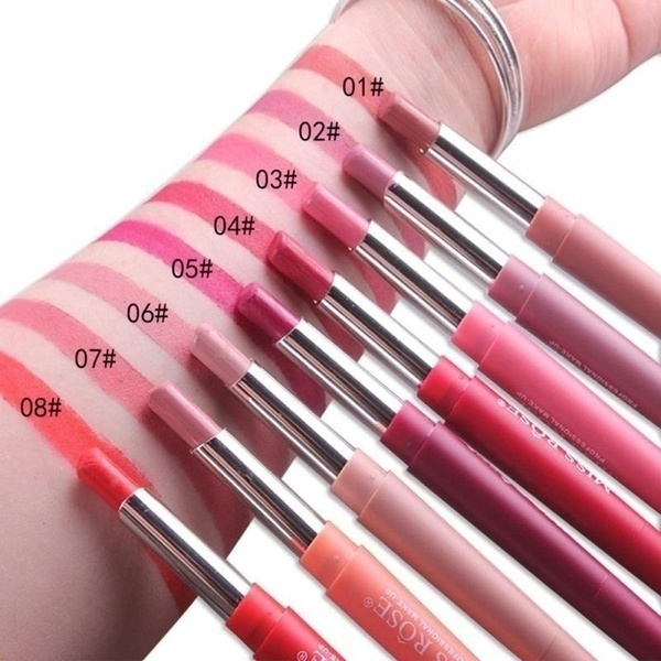 Pudaier Sexy 2 In 1 Double-ended Lips Makeup Matte Lipstick Set Long ...