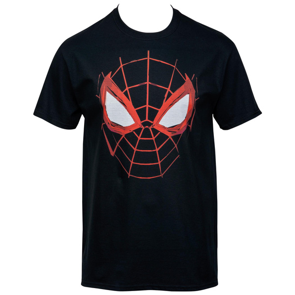 spiderman face t shirt