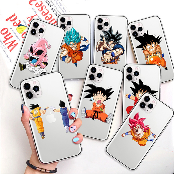 アニメドラゴンボール超フィギュア塗装tpu電話ケースforcoque Iphone 12proマックスケースfundaiphone 11proマックス ケース66s 7 8 Plus X Iphone Xrxsマックスドラゴンボールz悟空ベジータソフト透明tpu裏表紙 Wish