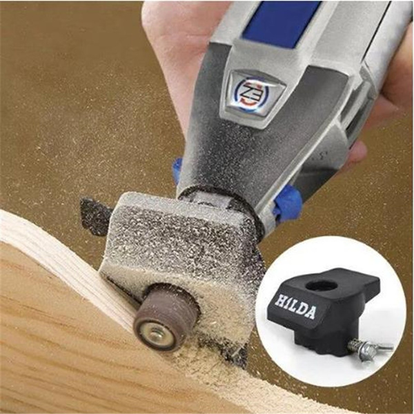 Sanding and Grinding Guide Attachment Locator Positioner for Rotary Dremel  Tool Drill Adapter Woodworking Accessories