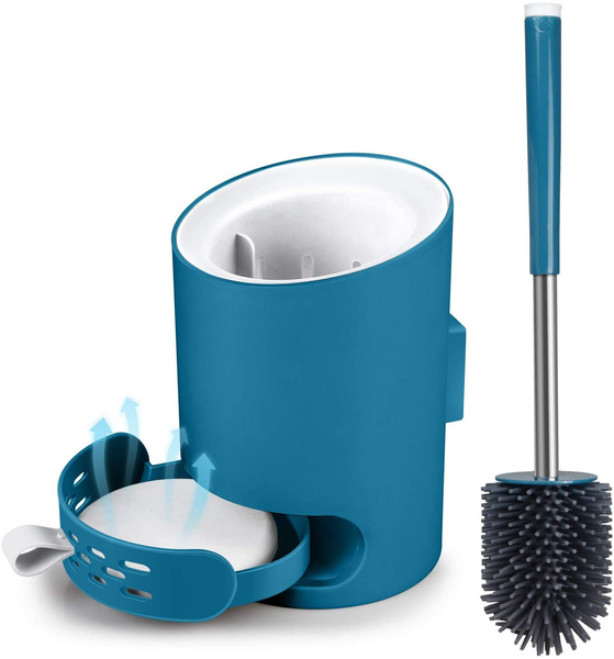 Toilet Brush And Holder,toilet Bowl Cleaning Brush Set,under Rim