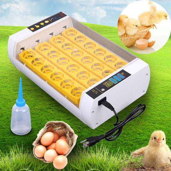24 Eggs Incubator Temperature Control Digital Automatic Chicken Chick Hatcher Wish