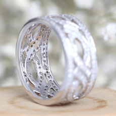 wedding ring, 925 silver rings, Silver Ring, Simple
