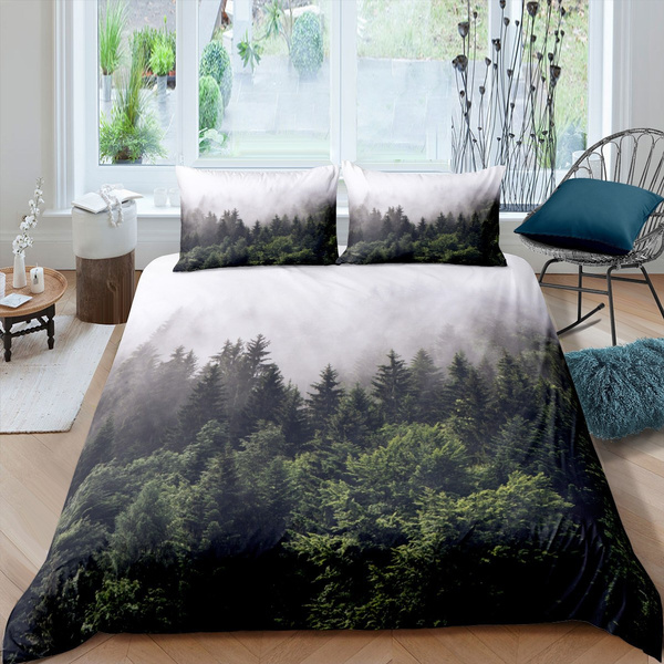 Woods Pillow Sham Decorative Pillowcase 3 Sizes Bedroom Decoration 