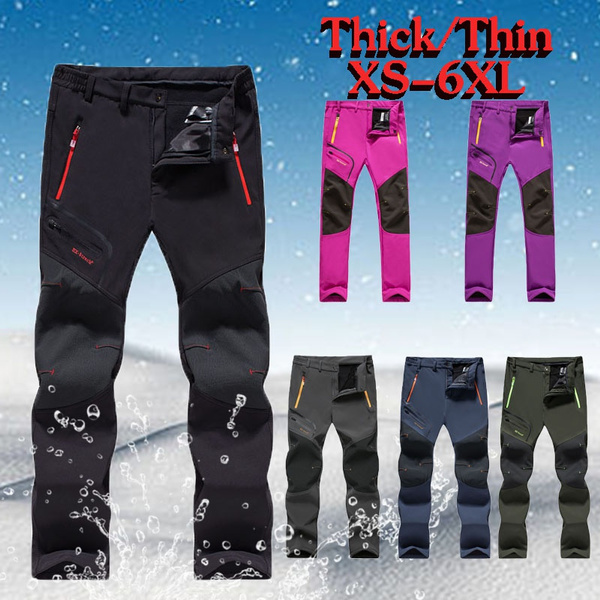 Trekking Softshell Fleece Warm Pants