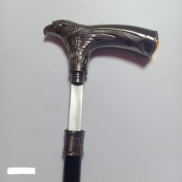 Fashion Eagle Walking Stick Cane Elegent Falcon Head Metal Cane Fashion Walking Canes With 15cm