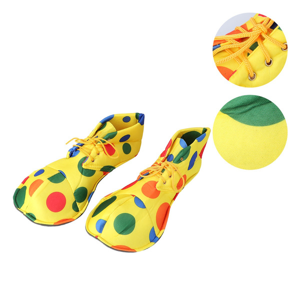 1 Pair Clown Shoes Halloween Clown Shoes Cover Costumes Accessories ...