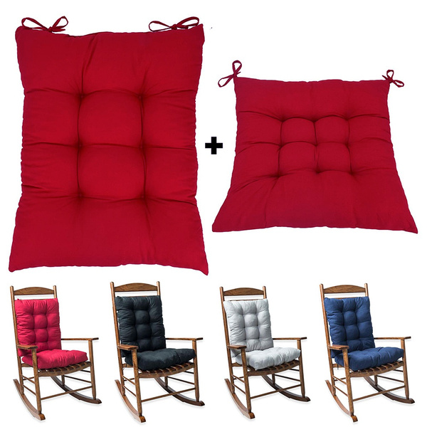 2pcs Rocking Chair Cushions Recliner, Garden Rocking Chair Covers