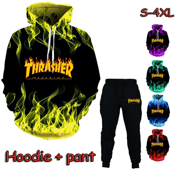 Thrasher cheap 3d hoodie