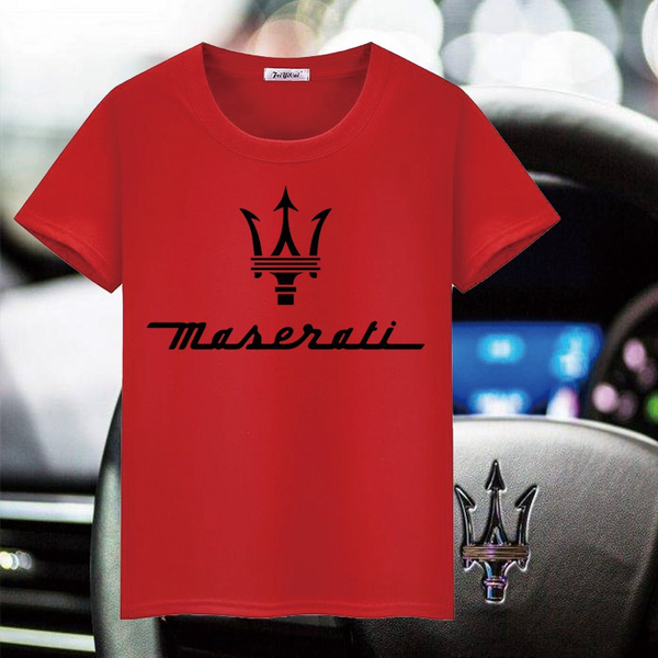 Maserati T-Shirt Men Women Casual Tee shirt Cotton Loose T shirts Fashion  Clothes | Wish