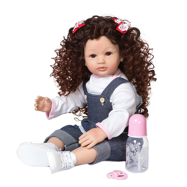 24inch 60cm Reborn Baby Doll Lifelike Realistic Silicone Toddler