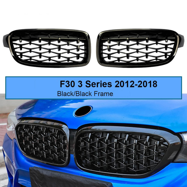 Car Front Grill Bumper Grille For BMW 3 Series F30 F31 2012-2018 320i 325i  328i 330i 335i Diamond Kidney Racing Grilles