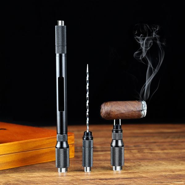 PITILLERA Cigar Hole Puncher 4 In 1 Long Ventilation Needle Opener