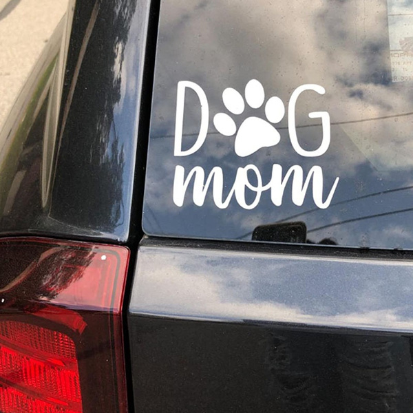 Dog mom sticker cheap for car