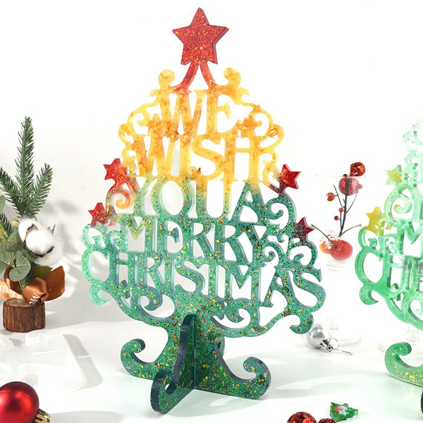 Christmas Ornament Resin Molds DIY Christmas Silicone Molds for